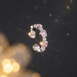 Pink Heart Path Ring