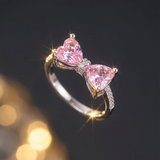 Pink Bow Ring