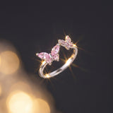 Couple's Butterfly Ring
