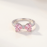 Pink Bow Ring