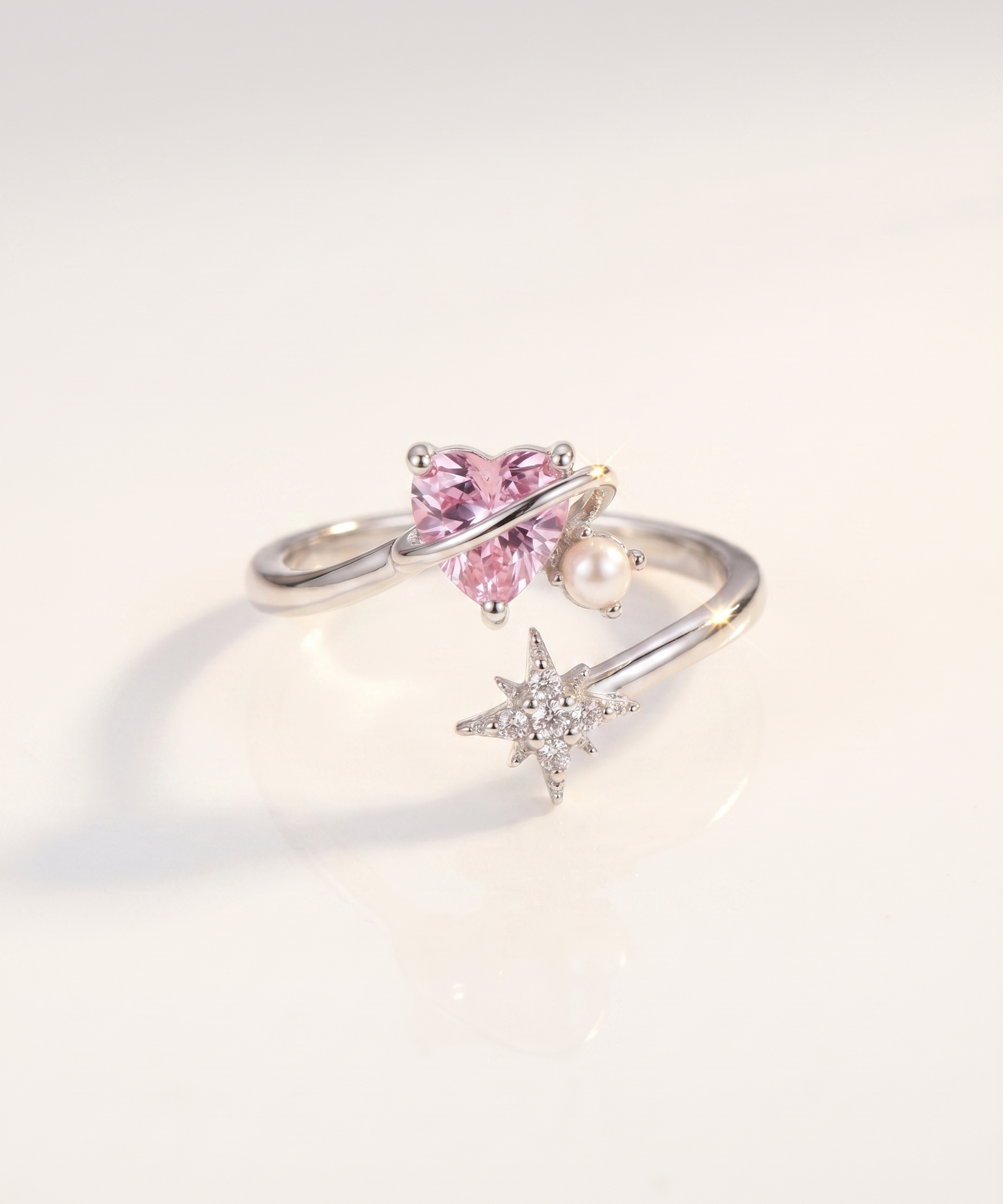 Stellar Heart Ring