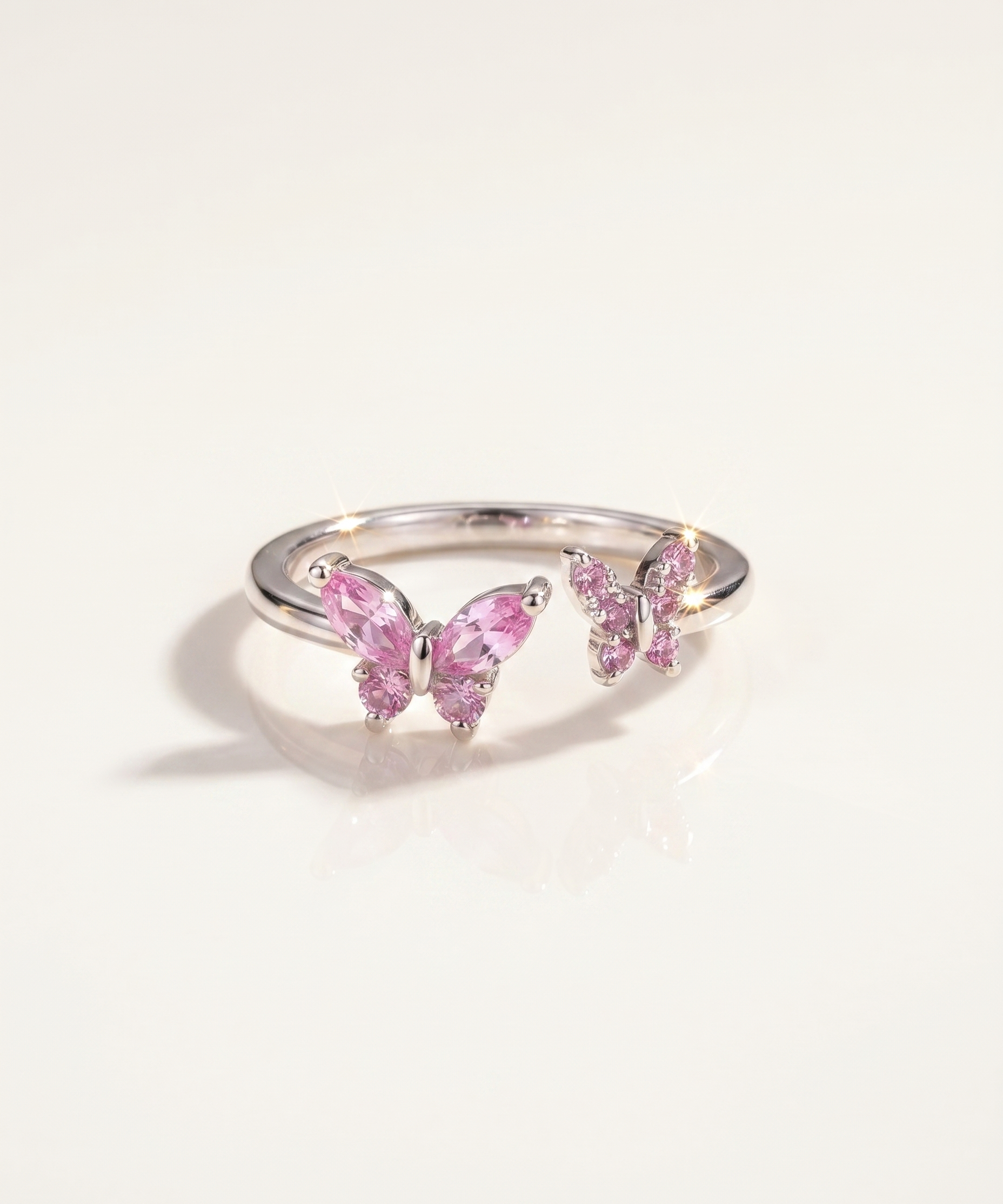 Couple's Butterfly Ring