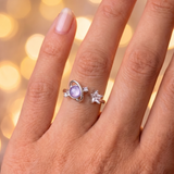 Lilac Planet Ring