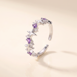 Amethyst Star Ring