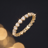 Tennis Heart Necklace & Bracelet